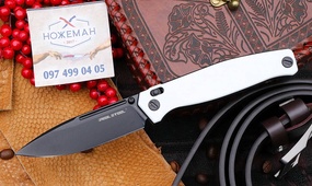Нож RealSteel Huginn Survival White G10