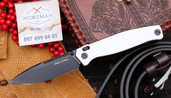 Нож RealSteel Huginn Survival White G10