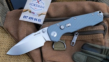 Нож RealSteel Evolution Ironclad Grey G10 Tanto