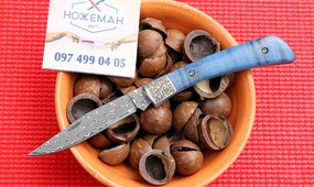 Нож Slim Blue Mahoe