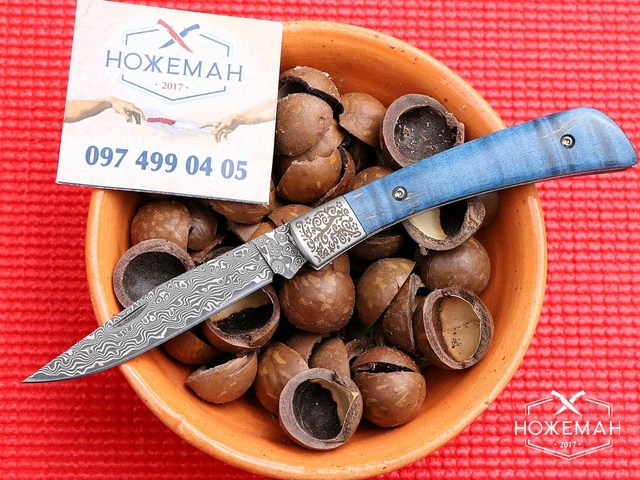 Нож Slim Blue Mahoe