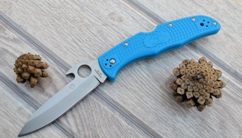 Нож Spyderco Endura 4 Emerson Wave C10 blue
