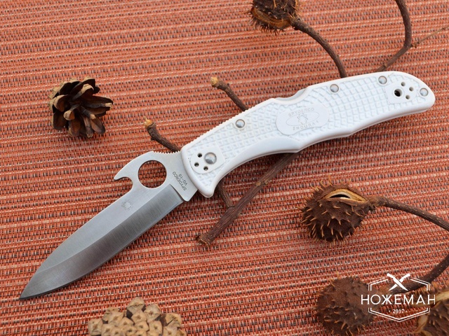 Нож Spyderco Endura 4 Emerson Wave C10 white