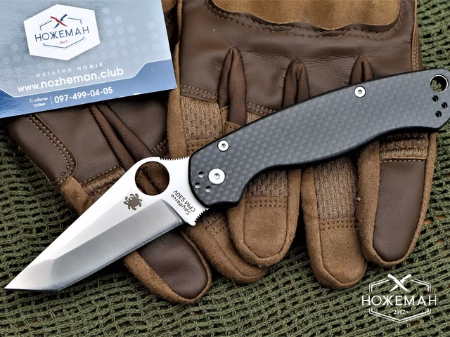 Нож Spyderco Para Military 2 C81 Carbon Tanto