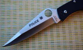 Нож складной Spyderco Police G10