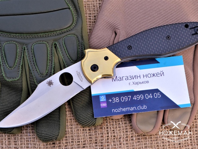 Складной нож Spyderco Schempp Bowie C190CF