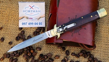 Нож стилет AKC Leverletto Plus Snake Wood
