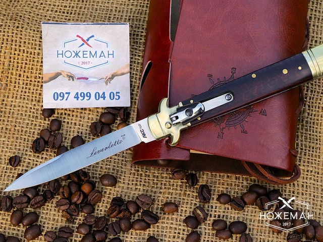 Нож стилет AKC Leverletto Plus Snake Wood