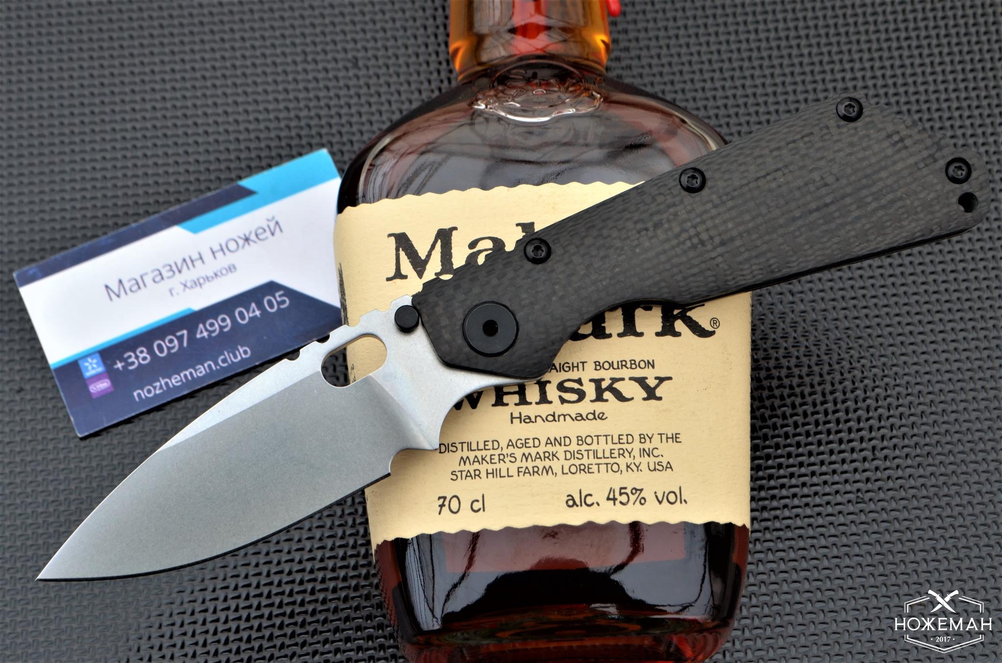 Нож Strider Custom SMF Carbon реплика купить - Nozheman Club