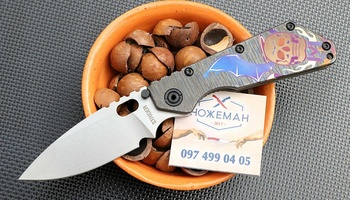 Нож Strider SMF Striped Winged Scull