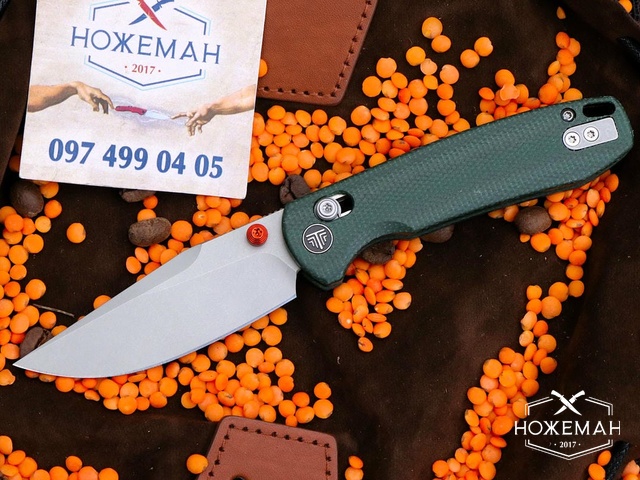 Нож Trivisa Butterfly-GM Green Micarta