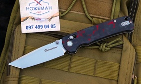 Нож TunaFire T0041 Red Carbone
