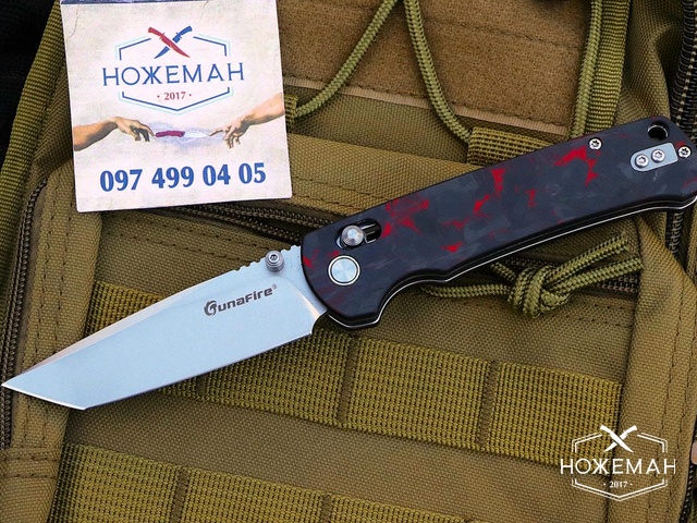 Нож TunaFire T0041 Red Carbone