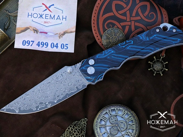 Нож TwoSun TS598 Damascus