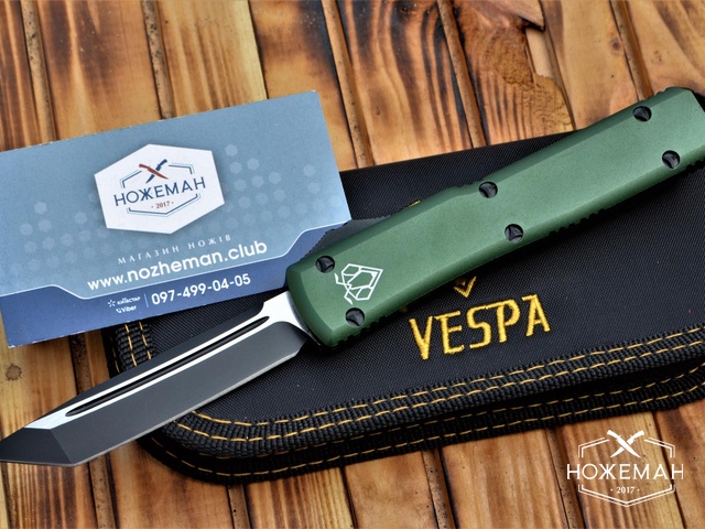 Нож Vespa Ultratech T/E OTF OD Green CC