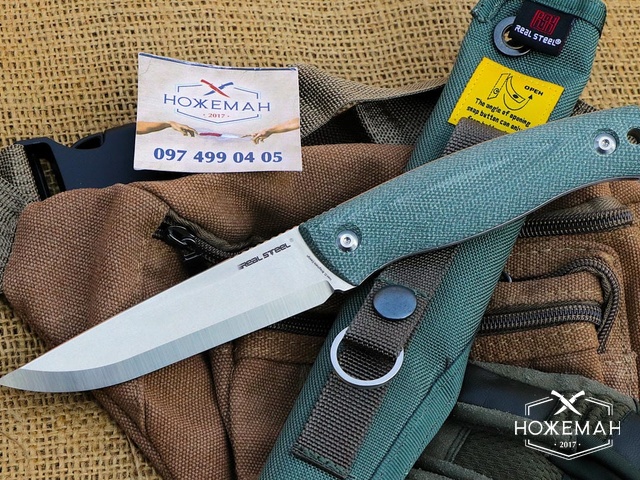 Нож выживания RealSteel Pathfinder Green