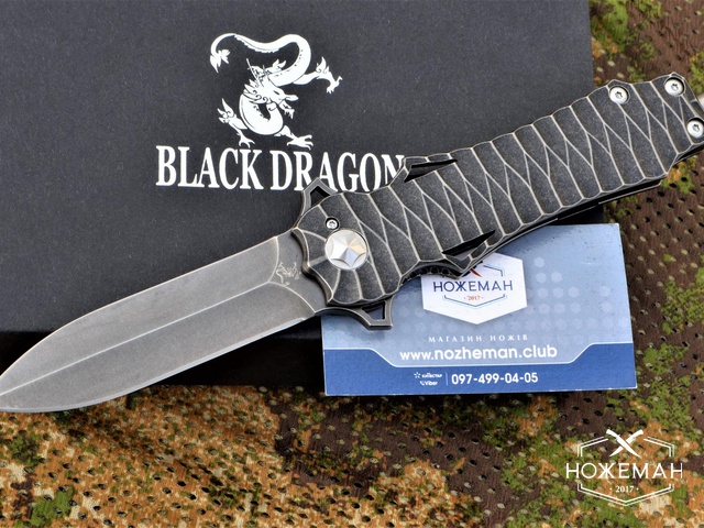 Нож Y-START Black Dragon