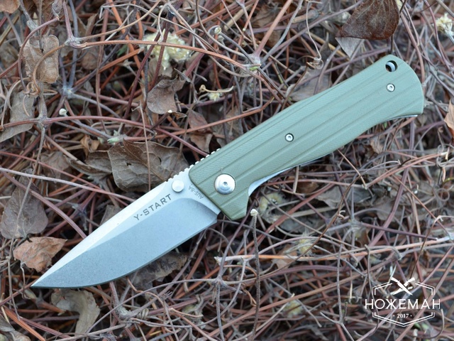Нож Y-START HZ04 green
