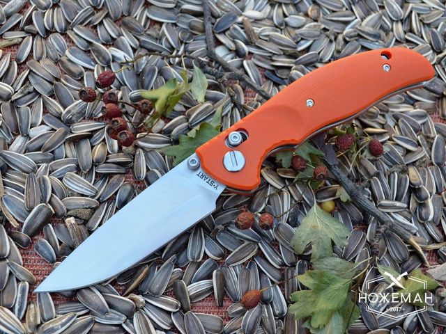 Нож Y-START JIN02 orange