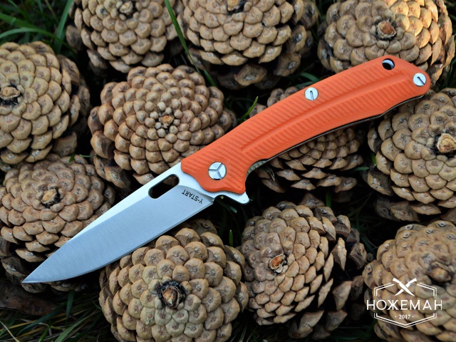 Нож Y-Start LK5013 orange