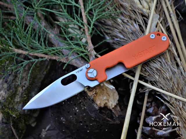 Нож YSTART LK5009 orange