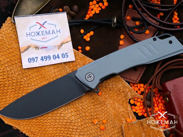 Petrified Fish PFB02 Loco Blue G10 Blackwash