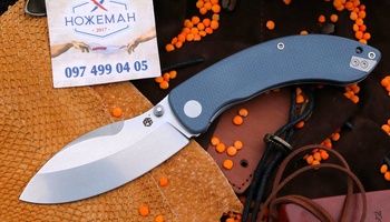 Petrified Fish Zonda Gray Blue G10