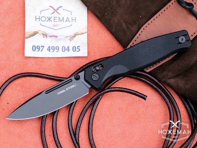 RealSteel Muninn PVD Black G10