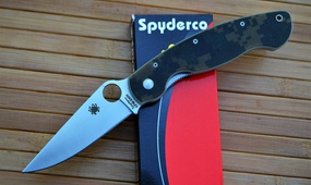 ЦІНКА(клинок в стороні) Нож складной Spyderco Military C36