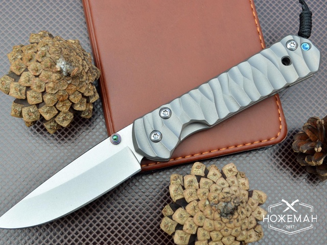 Нож складной Chris Reeve Small Sebenza 21 Satin Wave Handle