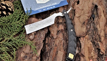 Складная опасная бритва V3 Damascus Razor