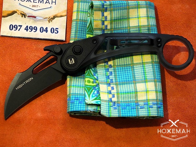 Складной керамбит Hightron Cyroclaw HT02BLK