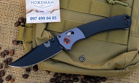 Складной нож Benchmade Crooked River Black G10