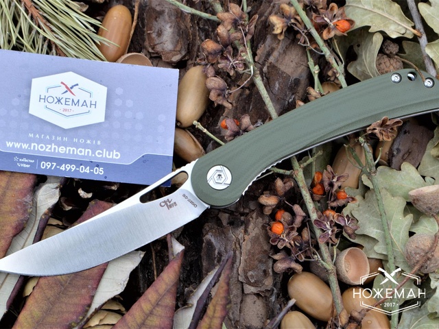 Складной нож CH Outdoor CH3517 G10 green