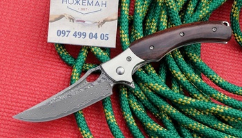 Складной нож Chimera из дамаска