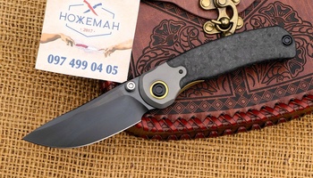 Складной нож Kizer Pioneer Marble Carbon