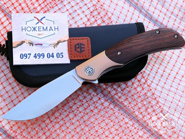 プレスト Складной нож Petrified Fish PFP09SAWO Hourglass Sandal Wood купить