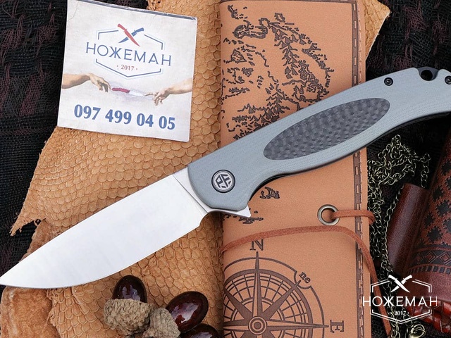 Складной нож Petrified Fish Stamp PFB03GAS