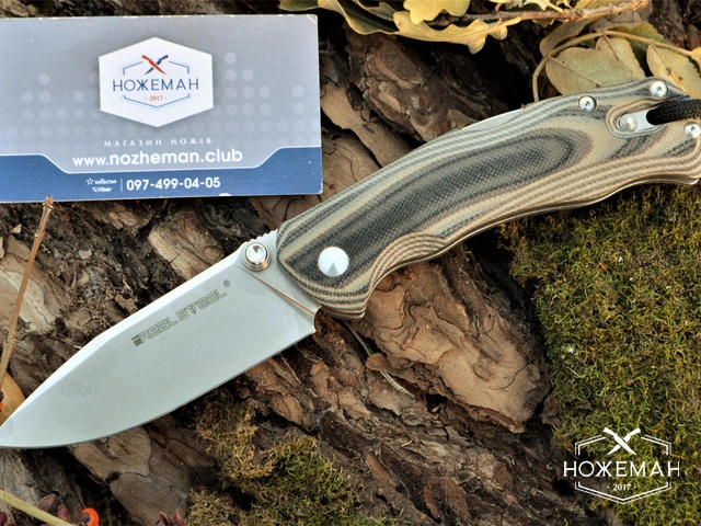 Складной нож Real Steel H7 Snow Leopard