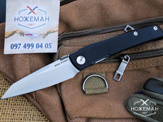 Складной нож RealSteel Destra Black G10