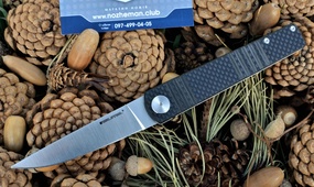 Складной нож RealSteel Ippon Carbon fiber
