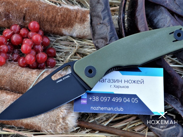 Складной нож RealSteel Terra Olive Green