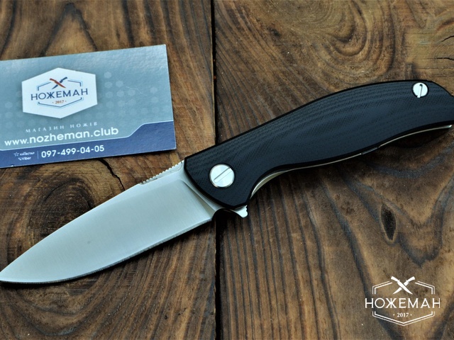 Складной нож Широгоров Флиппер F3 Mini Stonewashed