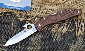 Складной нож Spyderco Endura 4 Emerson Wave C10 brown