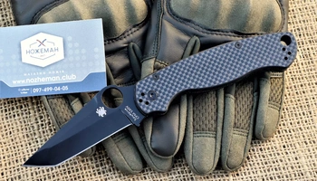 Складной нож Spyderco Paramilitary 2 C81 Carbone Tactical Tanto