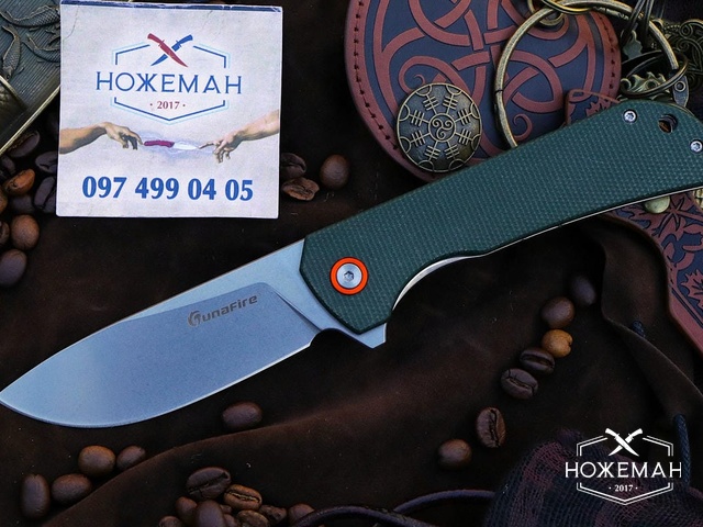 Складной нож TunaFire T0058 Green
