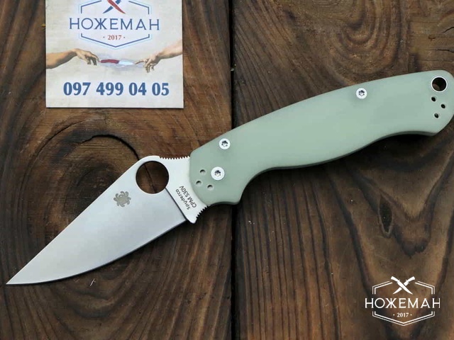 Spyderco Paramilitary 2 C81 Natural G-10