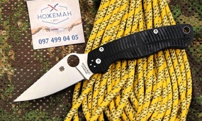 Spyderco Paramilitary 2 MagnaCut Salt Black G-10