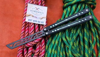 Тренировочный нож бабочка Squid Industries Nautilus V2 Tiffany