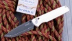 SRM Knives Terrier 258L-GX2 White G10